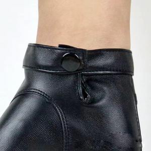 Guantes de Mujer de Moda, Finos, Transpirables, de Piel Sintética, con Pantalla Táctil, Estilo Punk, Hip Hop, para Pole Dance, Medios Dedos, para Conducir, Discoteca, Espectáculo Informal - Product Image 3