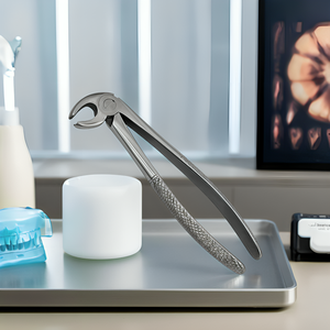 คีมถอนฟันเครื่องมือทันตกรรมสัตวแพทย์ขนาดเล็ก4.5นิ้วแบบพรีเมียม - Product Image 3