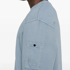 Nouveau design, sweat-shirts à col montant personnalisés, imprimés à l'écran, en soie unie, grande taille, vente en gros, mode d'hiver, manches longues - Product Image 5