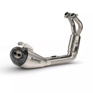 Système d'échappement complet AKRAPOVIC pour Yamaha MT-07 15 en acier inoxydable, neuf, emballage en boîte - Product Image 1