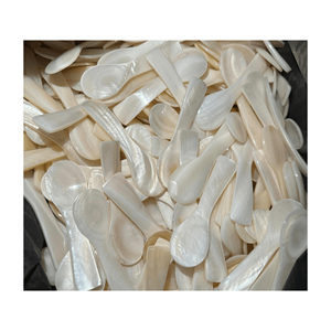 Cuillère à coquillage de luxe du Vietnam avec cuillère à coquillage artisanale en nacre pour l'exportation de vaisselle à caviar et à dessert haut de gamme - Product Image 2