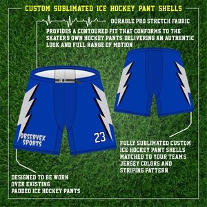 Uniforme de hockey sur glace à séchage rapide sur mesure, maillot d'équipe à impression numérique avec broderie, ensemble pantalon et chaussettes inclus - Product Image 3