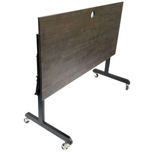 Adjustable <b>Folding</b> <b>Desk</b> and Chair Set with Comfortable Rubber Wood Tabletop Steel Frame for Classroom Use School Sets-CB68163 - Product Image 2