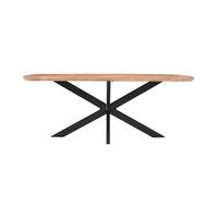 Nouvelle table à manger moderne en bois de manguier massif, design tulipe, durable, restaurant, maison, hôtel, multi-usages, longue durée de vie, écologique