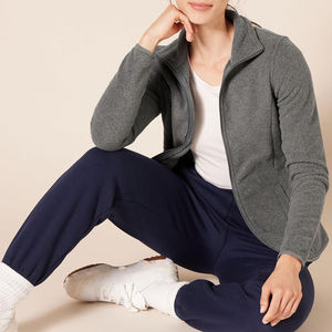 Vente en gros Logo personnalisé Veste polaire grande taille pour femmes, fermeture éclair complète, coupe-vent, légère, très demandée pour la respirabilité - Product Image 6