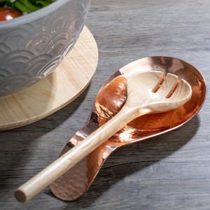 Stainless Steel Spoon Rest <b>Kitchen</b> Holder for Spatulas Spoons <b>Tongs</b>-Eco-Friendly & Dishwasher Safe - Product Image 2