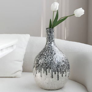Vase en nacre chic pour la décoration de la chambre meilleur prix réduit vases à fleurs en coquille de vadrouille - Product Image 4
