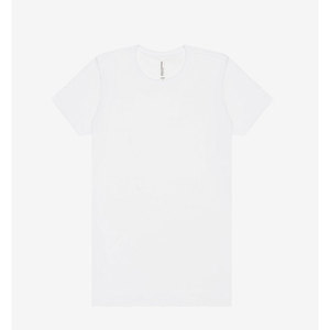 Bella + Canvas 6004 <b>White</b> Women's Slim Short Sleeved Fitted Denim Tee 3D Pattern Wholesale Blank Shirts with Hole Decoration - Product Image 1