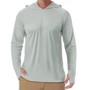 MOQ bajo de secado rápido sin mangas de compresión con capucha camisas hombres gimnasio Fitness correr transpirable ligero al aire libre rendimiento camisas - Product Image 5