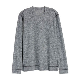 <b>Men's</b> <b>Long</b> Sleeve Casual <b>T</b>-<b>Shirt</b> Good Quality Manufactured with Hot Sale Regular Fit and Solid Pattern Customizable Logo Print - Product Image 3