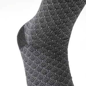 Crew <b>Socks</b> <b>Wool</b> Nylon Argyle Pattern Breathable Casual Adult Autumn Knitted Standard Thickness - Product Image 6