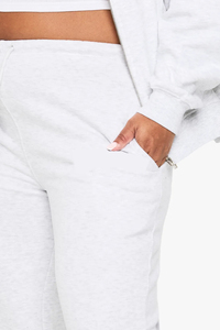 Pantalones de chándal acampanados de algodón 100% hechos a medida para mujer, pantalones de chándal de Hip Hop de pierna recta ancha transpirables de alta calidad, holgados para invierno - Product Image 5