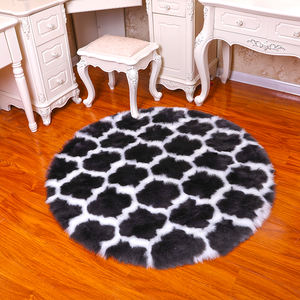 Alfombra Personalizada de 5-6mm, Mezcla de Seda y Lana, Antideslizante, Circular, con Diseño Animal, para Cuarto de Niños, Uso Doméstico - Product Image 2