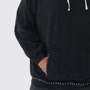 Sudadera con Capucha Extra Grande para Hombre, Precio Económico al por Mayor, Material de Algodón Grueso, Hecha para Venta en Línea - Product Image 4