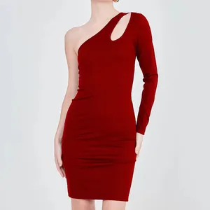 Dark Red Color Women's Sleeveless Sandy Dress Made Of Fabric Sandy Elegant Dress Perfect Fit Sandy Dress