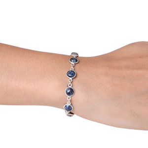 Pietersite Spinner de Plata de Ley 925, pulsera de tenis, piedras preciosas hechas a mano, joyería de diseñador Natural de la mejor calidad, regalo de boda - Product Image 1