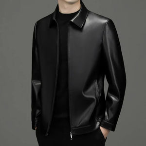 แจ็กเก็ตเบสบอลขนเป็ดสำหรับผู้ชายเสื้อแจ็กเก็ตหนังปักลายแขนยาวสำหรับฤดูหนาว - Product Image 4