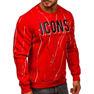 Custom logo men sweatshirt gym <b>workout</b> <b>hoodie</b> streetwear oversized fleece pullover bulk supply - Product Image 3