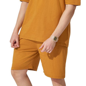 เสื้อยืดและกางเกงขาสั้นชุดเซ็ตผู้ชาย ดีไซน์ใหม่ สวมใส่สบายสำหรับฤดูร้อน ระบายอากาศได้ดี ผ้าฝ้าย 100% คุณภาพสูง ราคาขายส่ง - Product Image 5