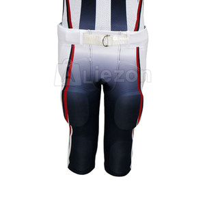 Ropa deportiva Uniforme de fútbol americano de color sólido Uniforme de fútbol americano hecho a medida de secado rápido - Product Image 6