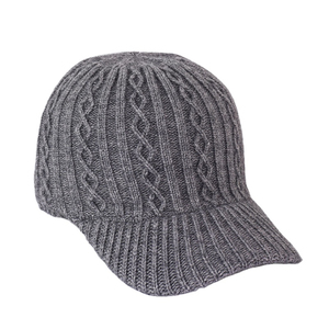 Automne hiver nouvelle mode casquettes de Baseball pour hommes Performance couleur unie plaque lumineuse ajustée bord incurvé chaud tricoté éponge - Product Image 4