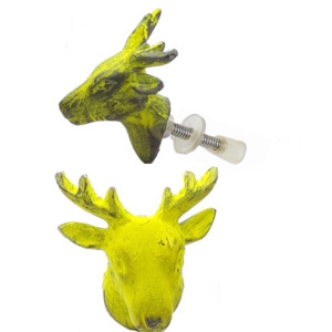 Tiradores y tiradores de animales de Reno de hierro fundido de estilo moderno para armarios de cocina, armarios y baños - Product Image 2