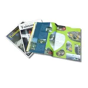 Revistas de encuadernación perfectas a todo color impresión personalizada A4