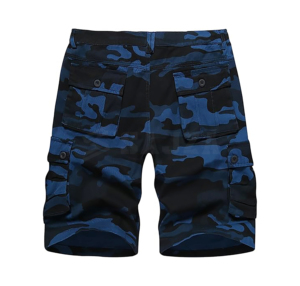 Short Cargo Homme Multi-Poches Twill Camo Casual Work Shorts - Product Image 2