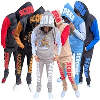 Offre Spéciale jogging à capuche avec logo personnalisé, jogging, sports de rue, ensemble deux pièces décontracté, survêtements pour hommes