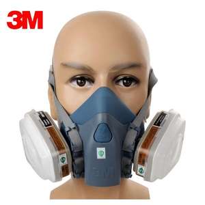 Mascarilla de Media Cara Reutilizable de Entrega Rápida para 7502/37081 (AAD), Material de Silicona, Filtro Reemplazable, Protección Respiratoria - Product Image 6