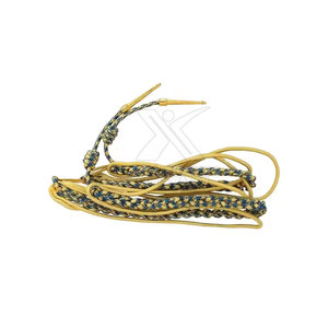 Aiguillette élégante en polyester à double tresse avec pompon en option ou cordon tressé uniforme en métal - Product Image 4