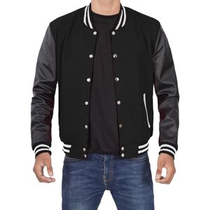 Chaquetas universitarias de lana personalizadas de calidad 2024 Outclass, parches bordados de béisbol de talla grande para la universidad, Letterman Varsity de invierno - Product Image 5
