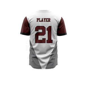 Uniforme de béisbol de diseño único hecho en fábrica uniformes de béisbol impresos con logotipo personalizado para venta en línea - Product Image 5