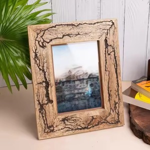 Cadre photo en bois de forme rectangulaire pour la présentation sur table, pour hôtel et usage domestique - Product Image 4