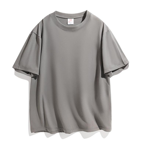 Personnalisé 140 Grammes Coton Hommes Femmes Manches Courtes Surdimensionné Conception Unie T-Shirts Streetwear Techniques Brodées Court - Product Image 2