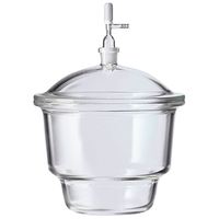 Éprouvette en verre borosilicaté radical avec couvercle pour usage en laboratoire, élimine l'air et l'humidité via un système de vide interne ou une pompe
