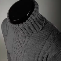 Pull en polaire classique pour homme, 100% coton, anti-rétrécissement, respirant, confortable, tissu extensible, doublure en laine