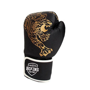 Vente en gros Gants de boxe professionnels en cuir avec logo personnalisé 8oz/10oz/12oz/14oz/16oz Gants d'entraînement OEM - Product Image 2