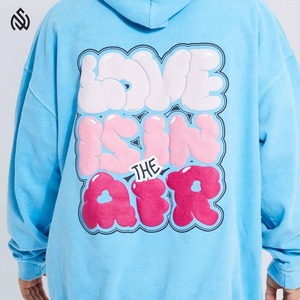 Séchage rapide Hommes Puff Impression Hoodies Manches Longues Hommes Puff Impression Hoodies - Product Image 5