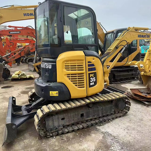 Komatsu PC เครื่องขุดมือสอง35เครื่องขุดตีนตะขาบ Pc35มินิ3ตันพร้อมรางยาง - Product Image 1