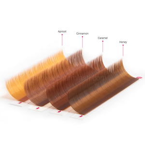 CharmLash Brown <b>Lash</b> <b>Extensions</b> Tray Wholesaler Cashmere Eyelash Packaging Top Vendor Dark Brown Everyday Look Color - Product Image 5