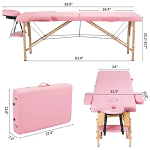 Новейшие дизайнерские массажные столы Sukar 2023 10, очень широкие, 30 розовых, для продажи