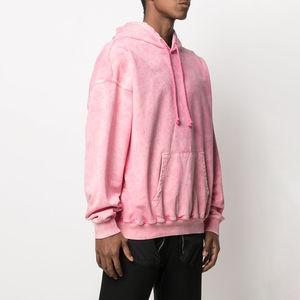 Sweat-shirt à capuche vintage surdimensionné personnalisé pour homme, lavage à l'acide, coton thermique lourd, imprimé, vêtements d'hiver - Product Image 4