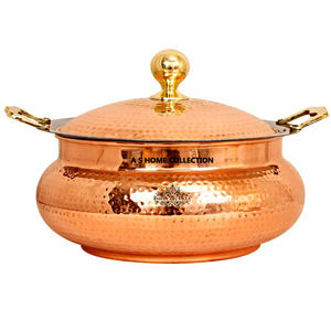 Merveilleuse forme ronde couleur or rose chauffe-plats hôtel cuisine restauration utilisation de service chauffe-plats en métal prix abordable - Product Image 1