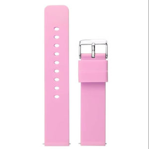 Bracelet de montre intelligente en silicone léger, respirant, durable et résistant à l'eau, rose sport, réglable, JD417, boucle en acier inoxydable 12-24 mm - Product Image 1