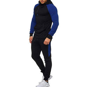 Unisex Otoño Invierno ropa deportiva conjunto Casual pulóver Sudadera con capucha sudaderas y pantalones 100% algodón ropa de hombre al por mayor - Product Image 2