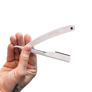 Lames de coupe droites en acier inoxydable pour barbiers et salons, outils de dégradage - Product Image 3