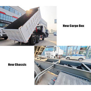 Camion benne d'occasion Sinotruk Howo 380 8x4 RHD 400HP Moteur Weichai Euro 5 Capacité de charge 50t pour la construction - Product Image 5
