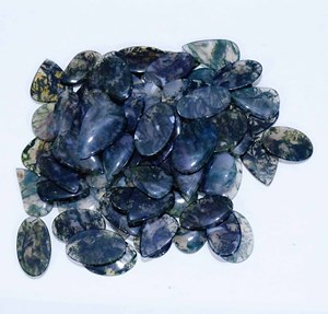 Natural <b>Moss</b> <b>Agate</b> Loose Gemstone Wholesale Mix Shape and Size Available Cabochon Loose Gemstone for Use Jewelry Making - Product Image 4