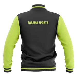 Veste universitaire bicolore avec patch personnalisé, veste de baseball personnalisée, vestes personnalisables - Product Image 2